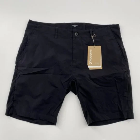 Houdini Women's Liquid Rock Shorts Black sz L Outdoors Hiking Beach Lightweight - Picture 1 of 11